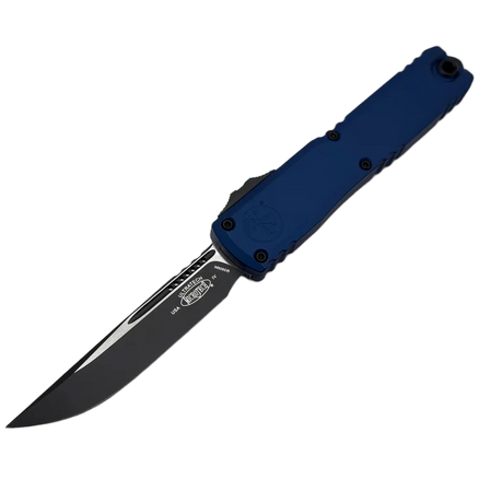 Nóż automatyczny OTF Microtech Ultratech Gen IV S/E Navy Blue Aluminium, Black M390MK by Tony Marfione (11214-1NA)