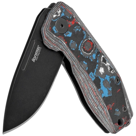 Nóż składany LionSteel Nano Nebula Fat Carbon, Old Black MagnaCut (NA01 NB)