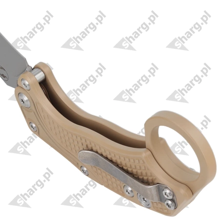 Nóż grawitacyjny Reate EXO-K Gravity Karambit Tan Aluminium, Stonewashed N690