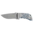 Nóż składany Spartan Blades Harsey Folder 3.25 Saint Michael Special Edition Gray Titanium, Gray HW, Stonewashed MagnaCut by William W. Harsey (SF10 Custom St Michael)