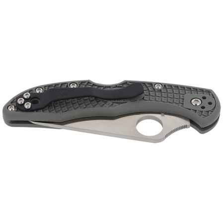 Spyderco Delica 4 FRN Foliage Green CombinationEdge Knife (C11PSFG)