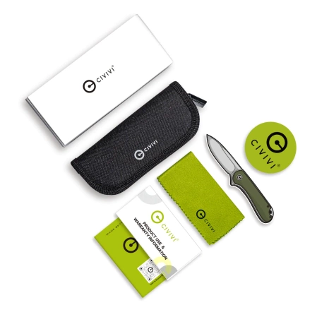 Civivi Mini Praxis Knife Bead Blasted Ultem, Black D2 (C18026C-5)