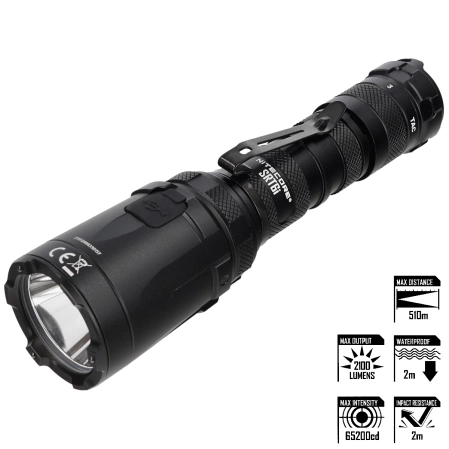 Latarka NiteCore SRT6i 2100 lm, Flashlight with SmartRing