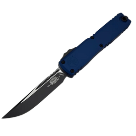 Nóż automatyczny OTF Microtech Ultratech Gen IV S/E Navy Blue Aluminium, Black M390MK by Tony Marfione (11214-1NA)