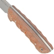 Muela Rhino-10SC.C Brown Canvas Micarta, Satin X50CrMoV15 knife