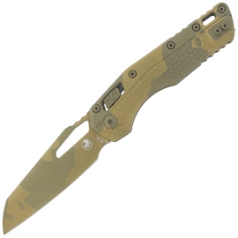 Nóż składany Microtech MSI S/E Ram-Lok Bazooka Camo Tri-Grip Polymer, Cerakote Bazooka Camo M390MK by Tony Marfione (210T-1PMBOC-X9Z10)
