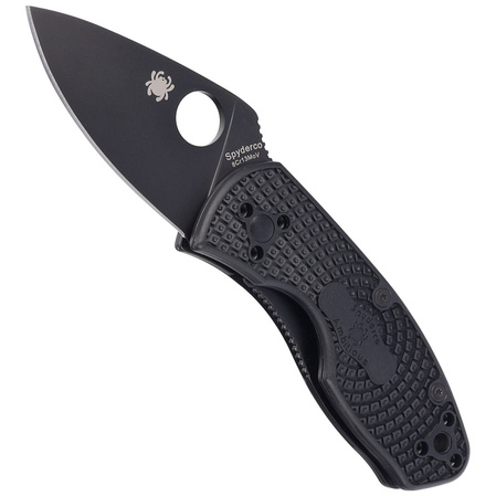 Spyderco Ambitious Black FRN, Black Blade 8Cr13MoV (C148PBBK)
