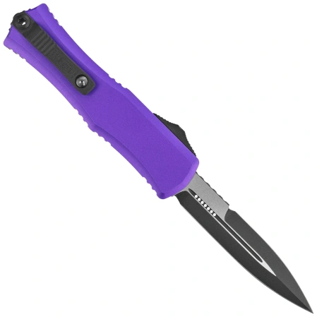 Nóż automatyczny OTF Microtech Hera II Mini Bayonet Purple Aluminium, Black M390MK by Tony Marfione (1701M-1PU)