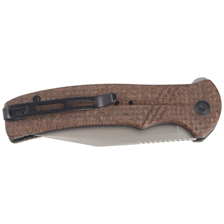 CIVIVI Cogent Brown Micarta, Bead Blasted (C20038D-6)