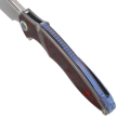 Rike Knife RK 1902 R/CF Titanium/Red Carbon Fiber, Bead Blasted M390
