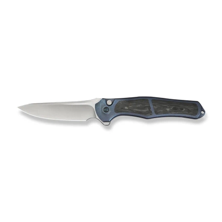 Nóż składany WeKnife 702XI LE No 147/150 Blue Integral Titanium/Shredded Carbon Fiber, Satin M390 (WE07B-1)