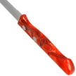 MAM Universal 100 Kitchen Knife Red Metakrilat, Serrated Stainless Steel (4311)
