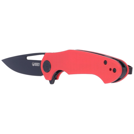 Nóż składany Kubey Dugu Red G10, Dark Stonewashed 14C28N (KU210F)