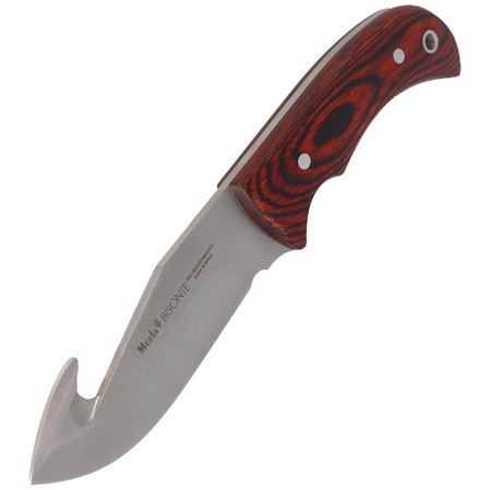 Nóż Muela Bisonte-11R Pakka Wood, Satin X50CrMoV15