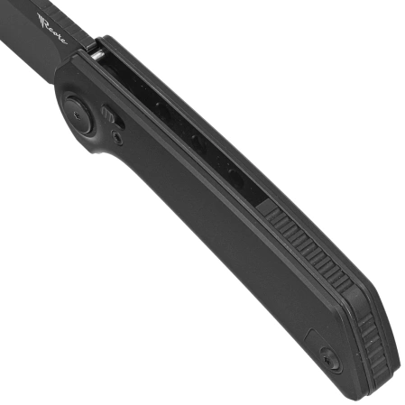 Nóż składany Reate PL-XF-A-3 Knife Black Aluminum, Black PVD Nitro-V