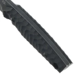 Fox KS Black G10, Top Shield Antracite Stonewashed Niolox by GZ Tactical Knives (FX-627 G10B)