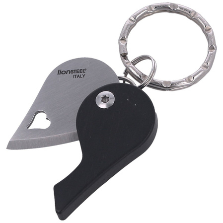 Nóż składany brelok LionSteel lionBeat Ebony Wood (LB EB)