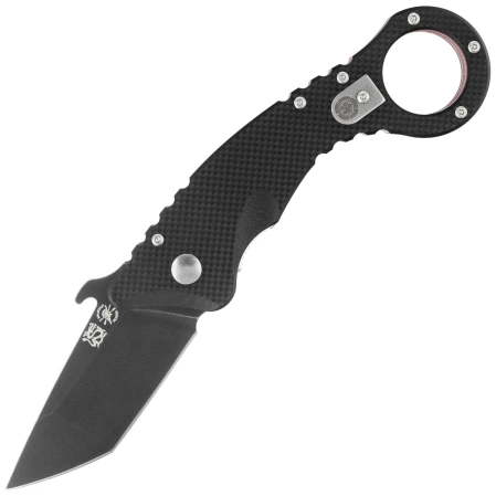 Nóż składany Spartan Blades Ronin Shoto Black G10, Black 154CM by Tu Lam (SFBL9BK)