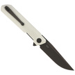 Bestechman Knife Dundee White G10, Grey Titanized D2 by Ostap Hel (BMK01I)