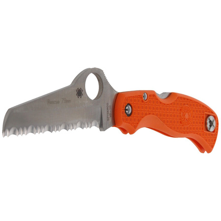 Nóż składany Spyderco Rescue 79mm FRN Orange (C45SOR)