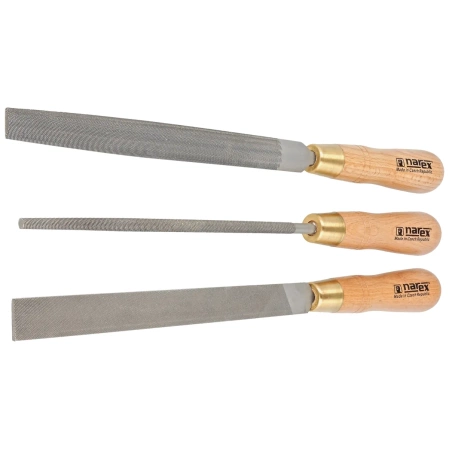 Zestaw pilników do metalu Mikov Narex Profi 3 szt. 200 mm (854302)