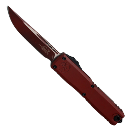 Microtech Ultratech Gen III ZBP S/E OTF Knife Cerakote Weathered Crimson Aluminium, Cerakote Weathered Crimson M390MK by Tony Marfione (1121-1WCM)