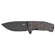 LionSteel Myto Knife Snake Skin Fat Carbon, Old Black MagnaCut by Molletta (MT01 MC SS)