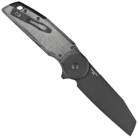 Nóż składany Fox Metamorphosis Black Micarta, Black PVD M390 (FX-556-A2)