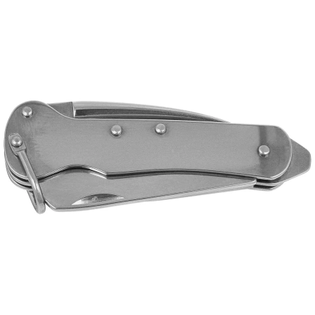 Nóż składany żeglarski Martinez Albainox Marinera Gray Steel, Mirror 3Cr13Mov (10260)