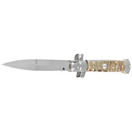 Nóż sprężynowy Frank Beltrame Stiletto Bayonet Ram Horn 23cm (FB 23/10B)