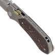 Remette RT-Meteor Knife Gray Titanium/Copper Carbon Fiber, Pearlescent M390 (RTPT-D)