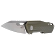 Bestech Toddler Knife OD Green G10, Satin / Stonewashed 14C28N by Maciej Torbé (BG64B)