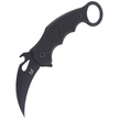 FOX Fixed Blade G10 Black, Black Idroglider (FX-598)