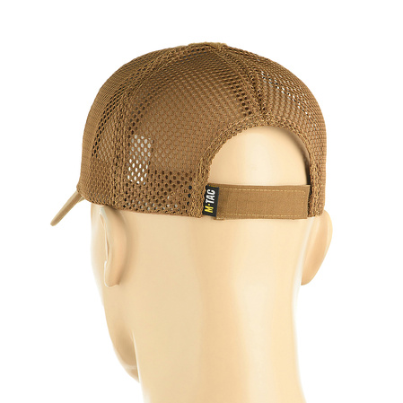 M-Tac Mesh Flex Rip-Stop Cap with Velcro, Coyote Brown L/XL (40570017-58)