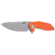 Kubey Nova LL KU117H Knife Orange G10, Bead Blasted D2