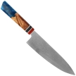 Nóż kuchenny Tokisu Gyuto Stabilized Wood/Epoxy, Damascus (17455)