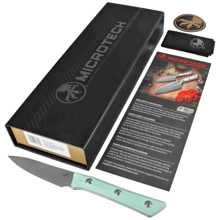 Microtech Pairing Kitchen Knife Caribbean Blue G10, Stonewashed MK390 (3500-10CA)