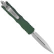 Microtech Dirac D/E OTF Knife Emerald Green Aluminum, Stonewashed by Tony Marfione (225-10EG)