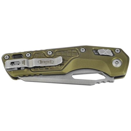Nóż składany Microtech MSI S/E Ram-Lok OD Green Frag Aluminium, Apocalyptic M390MK by Tony Marfione (210-10APFROD)