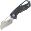 MKM Isonzo Hawkbill Knife Marble Carbon Fiber, Satin M390 by Jesper Voxnæs (MK FX03M-1CM)