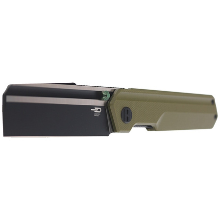 Bestech Tardis OD Green G10, Black DLC/Satin D2 by Ostap Hel Knife (BG54C)