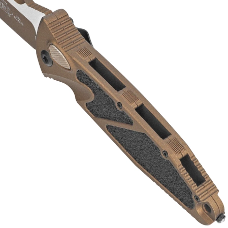 Nóż automatyczny Microtech Socom Elite Auto S/E Cerakote Burnt Bronze Aluminium, Cerakote Burnt Bronze M390 by Tony Marfione (160A-1UB-C19Z7)