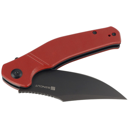 Nóż składany Sencut Episode Burgundy G10, Black Stonewashed 9Cr18MoV (SA04A)