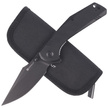 Sencut Knife Actium Black G10, Black Stonewashed D2 (SA02C)