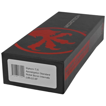 Nóż automatyczny OTF Microtech Glykon T/E Black Aluminium / Apocalyptic Titanium, Apocalyptic M390 by Tony and Sean Marfione (185-10AP)