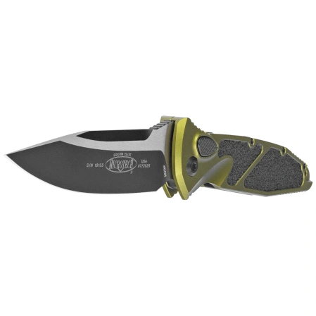 Nóż automatyczny Microtech Socom Elite Auto S/E OD Green Aluminium, Black M390 by Tony Marfione (160A-1OD)