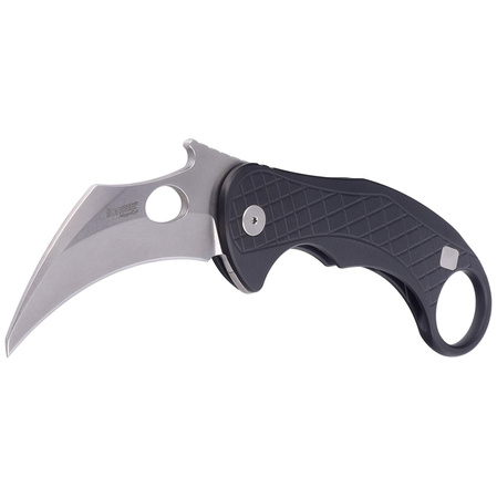 Nóż składany LionSteel L.E.One Karambit Black Aluminium, Stonewashed MagnaCut by Emerson Design (LE1 A BS)