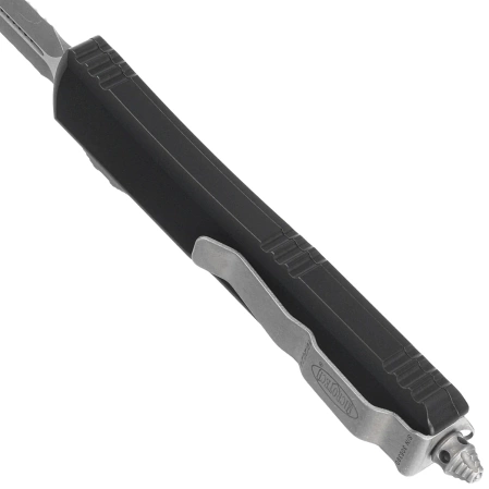 Nóż automatyczny OTF Microtech Ultratech D/E Black Aluminium, Apocalyptic M390 by Tony Marfione (122-11AP)