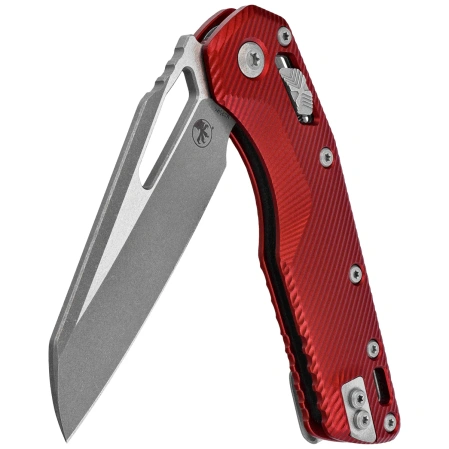 Nóż składany Microtech MSI S/E Fluted Merlot Aluminium, Apocalyptic M390MK by Tony Marfione (210-10APFLMR)