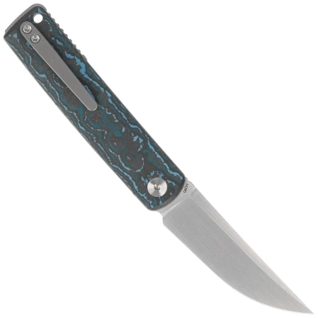 Reate Bushido Knife Titanium/Arctic Storm Fat Carbon, Hand Satin M390